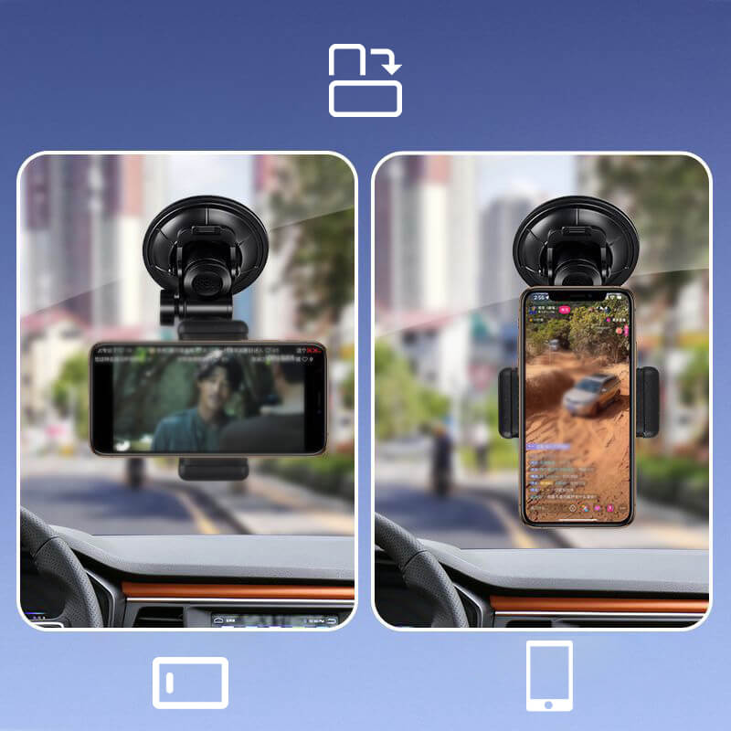 Suction cup phone holder