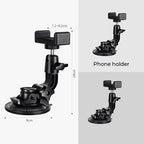 Suction cup phone holder