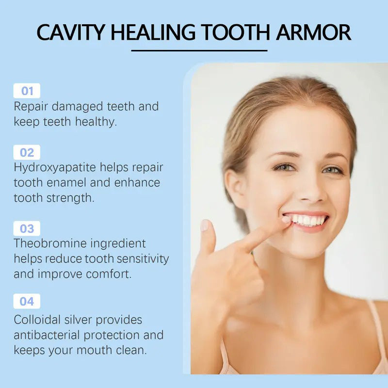 55 % OFF !! Fluoride-Free Hydroxyapatite Tooth Armor Drops & Enamel Repair, Whitening & Fresh Breath