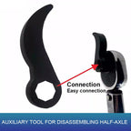 Get Crescent-Shaped Half Shaft Wrench