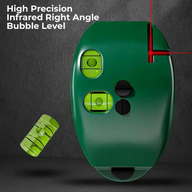 90-Degree Self-Leveling Laser Level with Red Light