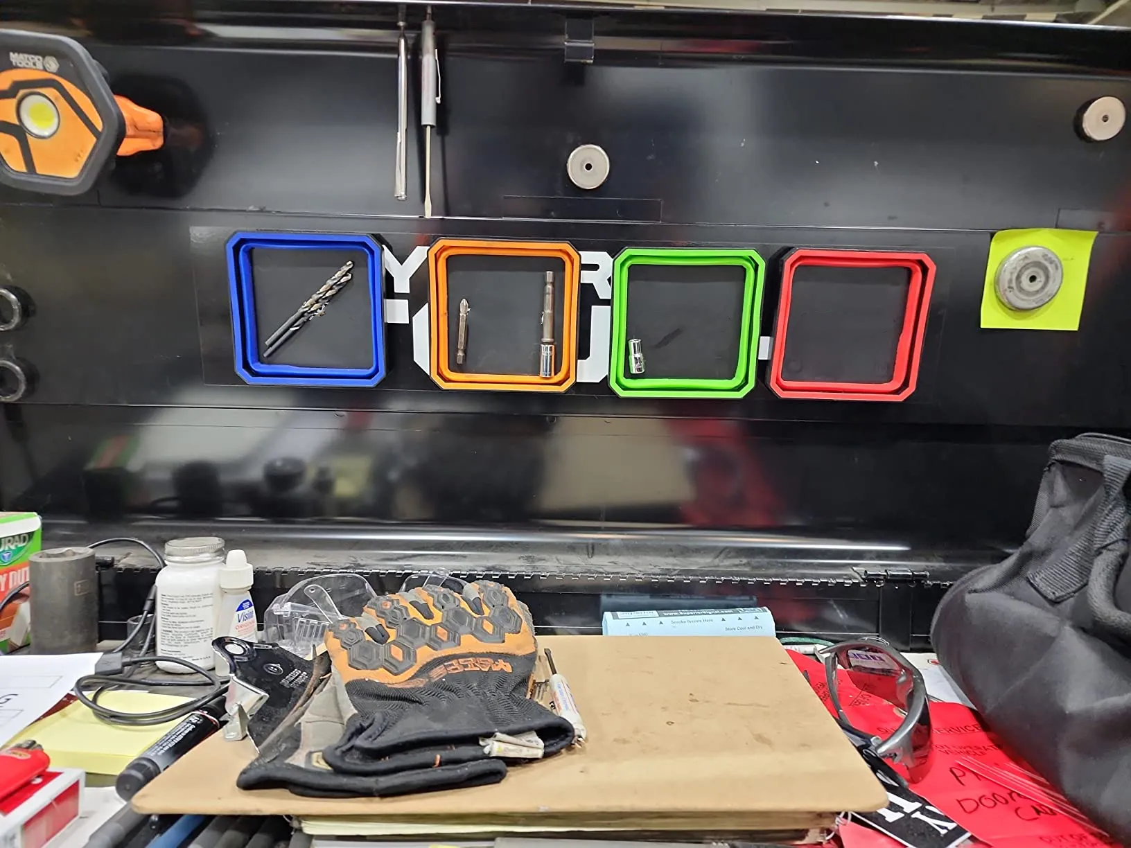 Upgrade Collapsible Magnetic Parts Tray – Organize Small Tools & Parts