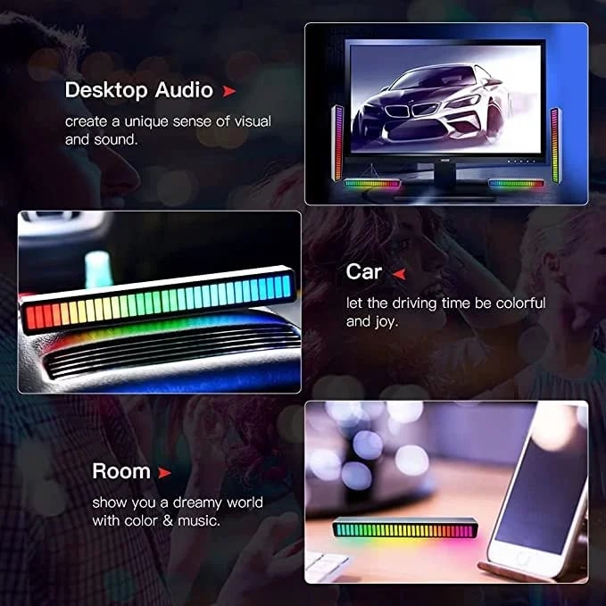 Promotion - Wireless Sound Activated RGB Light Bar