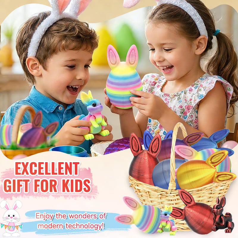 Easter 3D Printing Mystery Rabbit Egg Fidget Toy