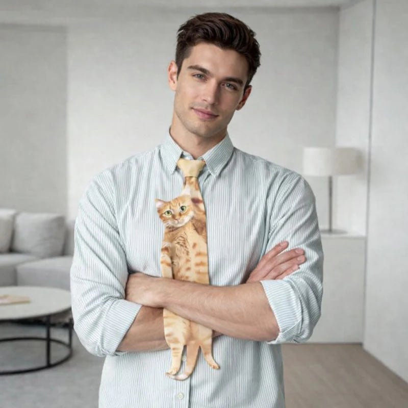 Cute Cat Tie
