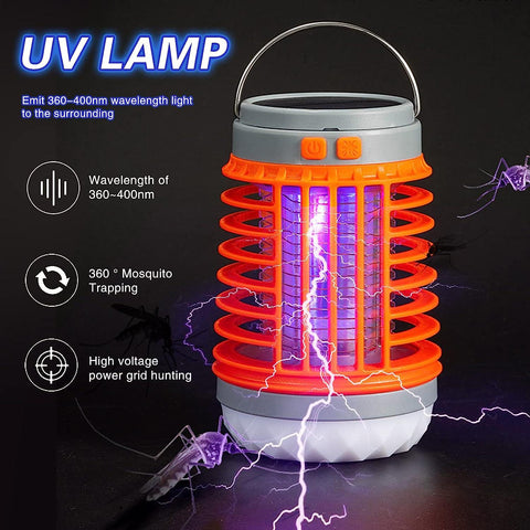 Multi-functional Solar Camping Mosquito Killer Lamp