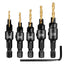 5PCS Countersink Drill Bit Set – Precision Drilling for Perfect Screw Holes