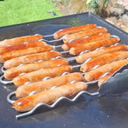 [Grill Master Essential] BBQ Sausage Roller Rack | No More Burnt Hot Dogs