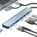 For a ! Eight-In-One Multi-Interface Docking Station Converter
