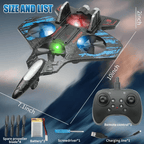360° Flips + LED Lights This Week! RC Stunt Fighter Jet Toy for Kids