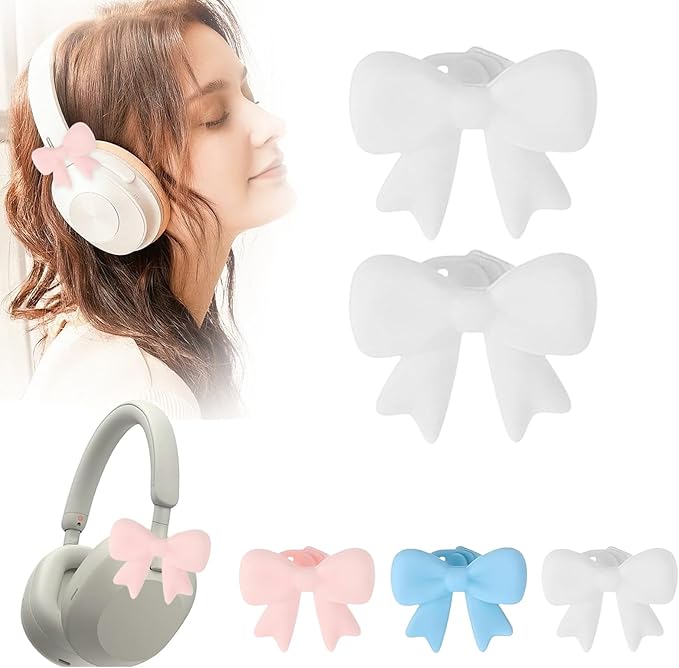 Silicone Bow Earphone Accessories