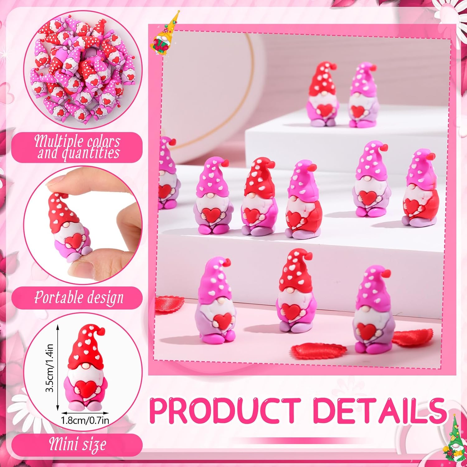Valentine's Day -Sale 49% Valentine‘s Day Heart Gnomes