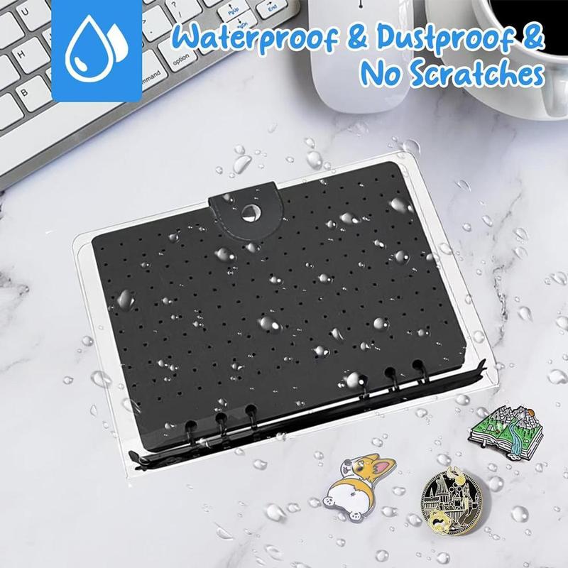 8 Pages Clear Felt Pin Display Book