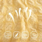 [Excellent Value] Icy Seersucker Summer Cool Quilt Lace 4-piece Set