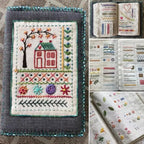 ON SALE All-in-One Embroidery Stitch Book & Sewing Kit