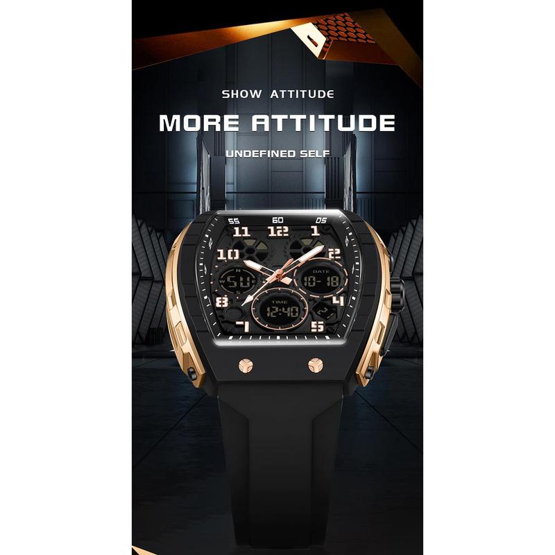 Meet Christmas Men's Sporty Luminous Digital Automatic Watch