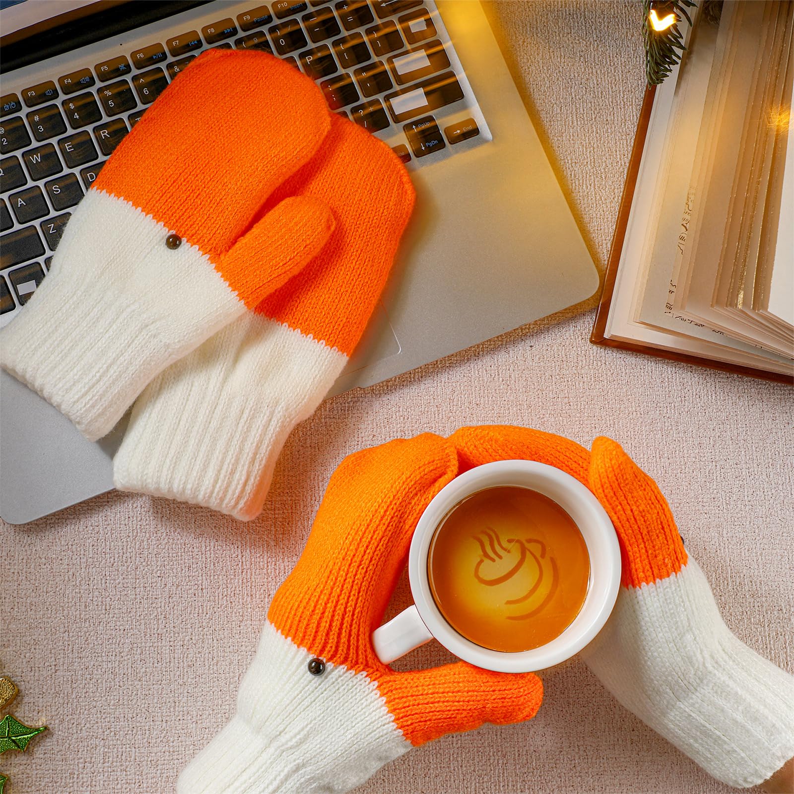 Holiday Mega Sale The "Silly Goose" Knitted Thermal Handcrafted Mittens