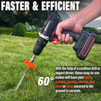 8" Screw-in Tent Stakes Ground Anchors（ ）