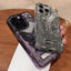Galvanized Glitter Butterfly iPhone Case Holder