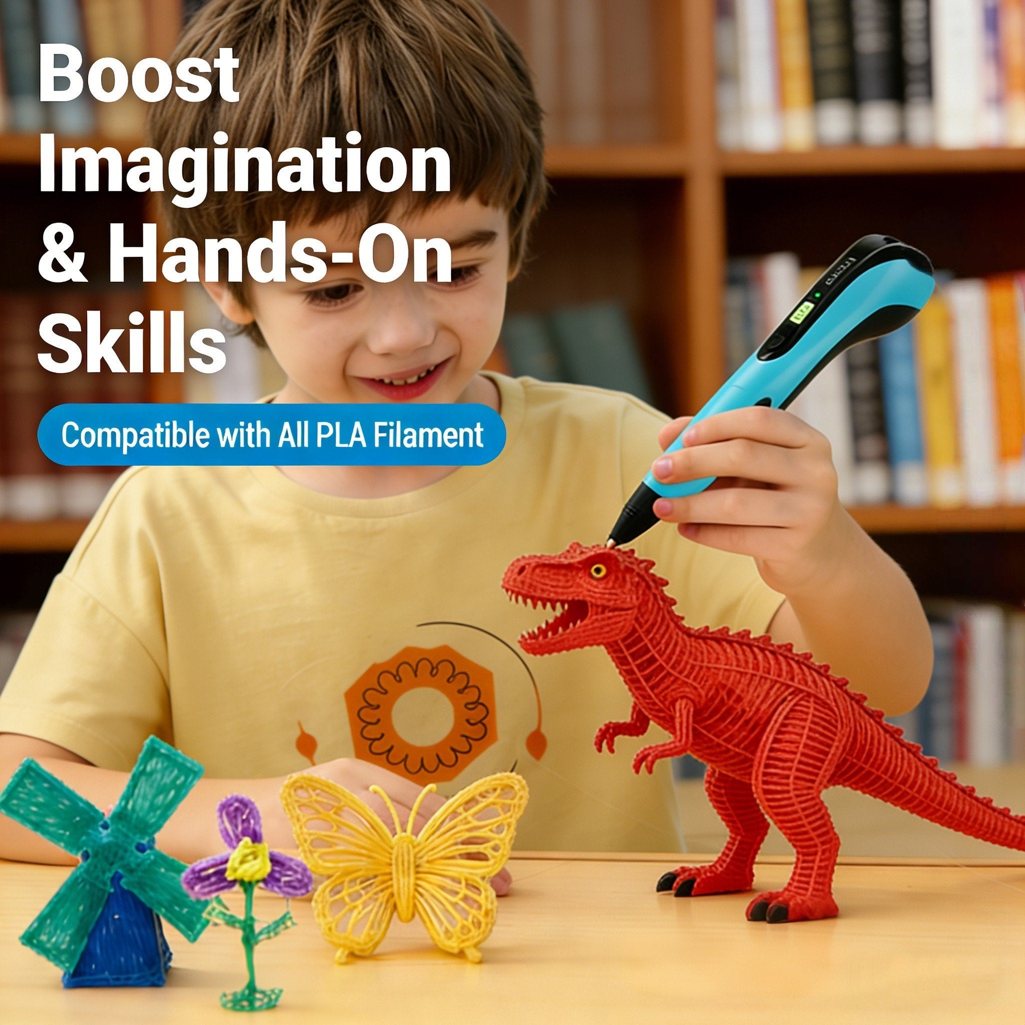 3D Printing Pen for Kids – Educational DIY Drawing Tool