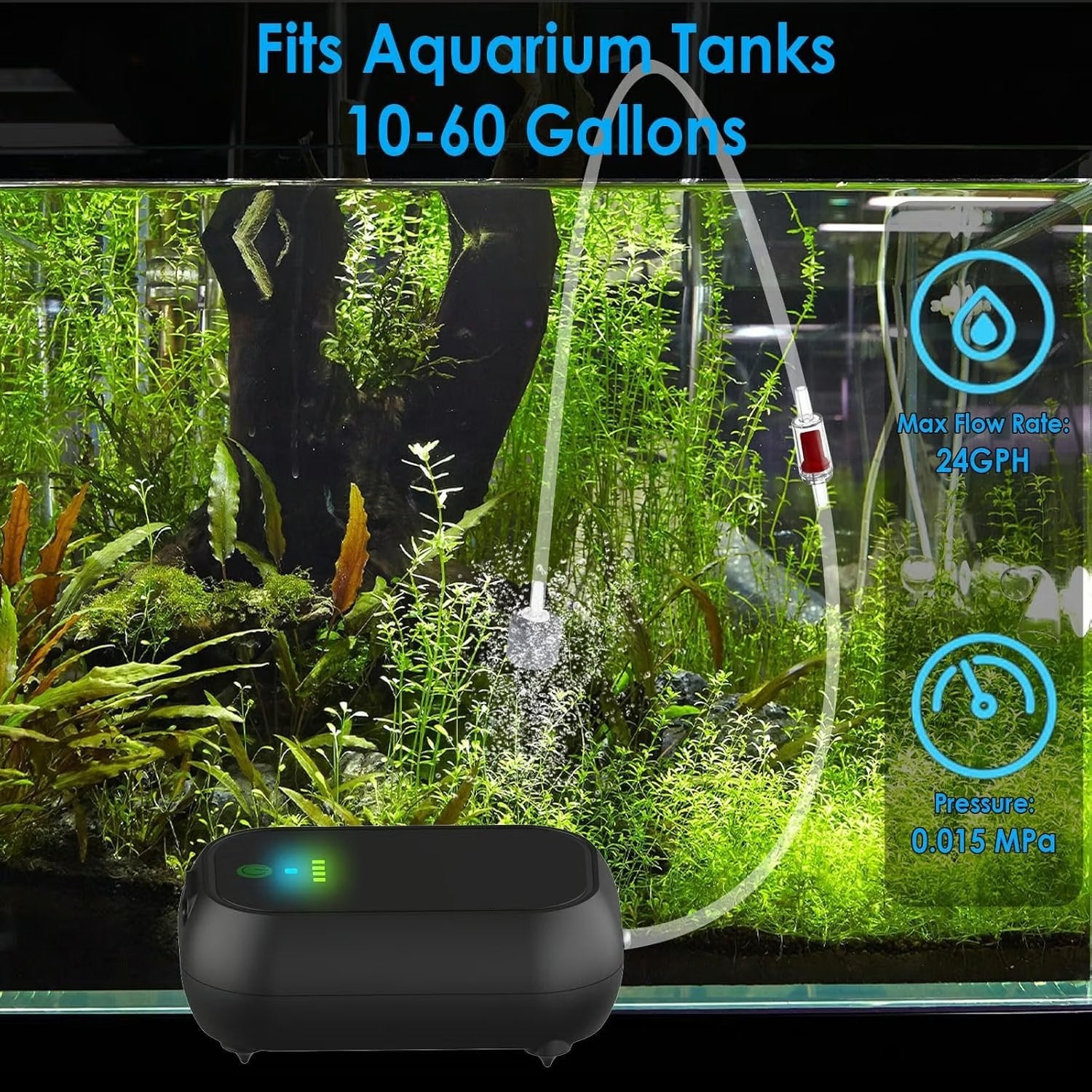 Promotion Aquarium Air Pump Rechargeable Aerator for Bait Bucket