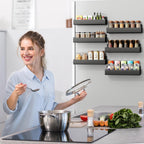 Punch-free Magnetic Storage Rack Organize —— Space-saving Kitchen Organizer