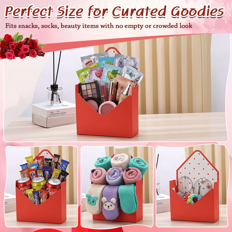 Valentine’s Day Open-Top Gift Basket Box