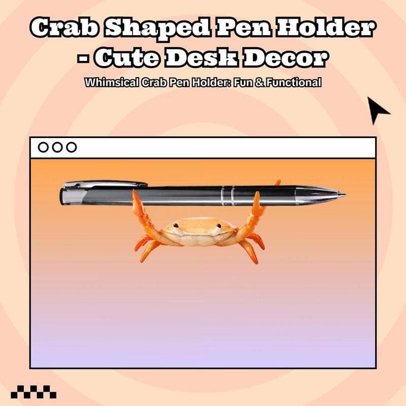Funny - Cute crab-shaped pen holder