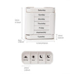 Stay on Track - 7-Day Medication Organizer - For Effortless Health Management
