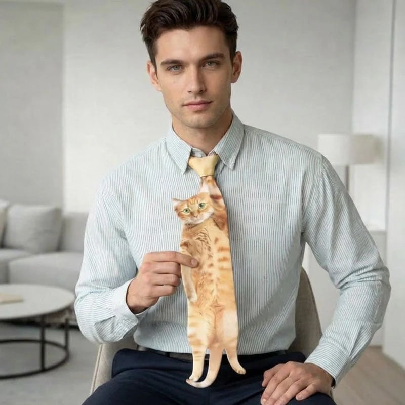 Cute Cat Tie