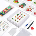 Mini Diamond Painting Postcard Set