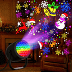 LED Christmas Projection Lamp-16 Patterns of Pure Holiday Magic