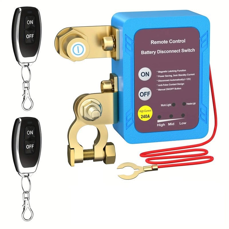 Remote control of car devices for anti-theft safety