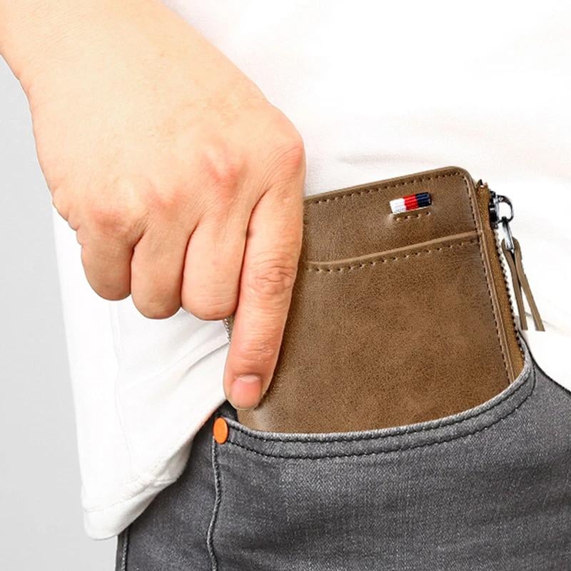 Men Wallet Zipper Purse