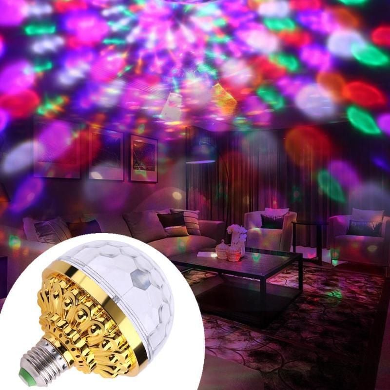 New Year Big Sale Colorful Rotating Disco Ball Light