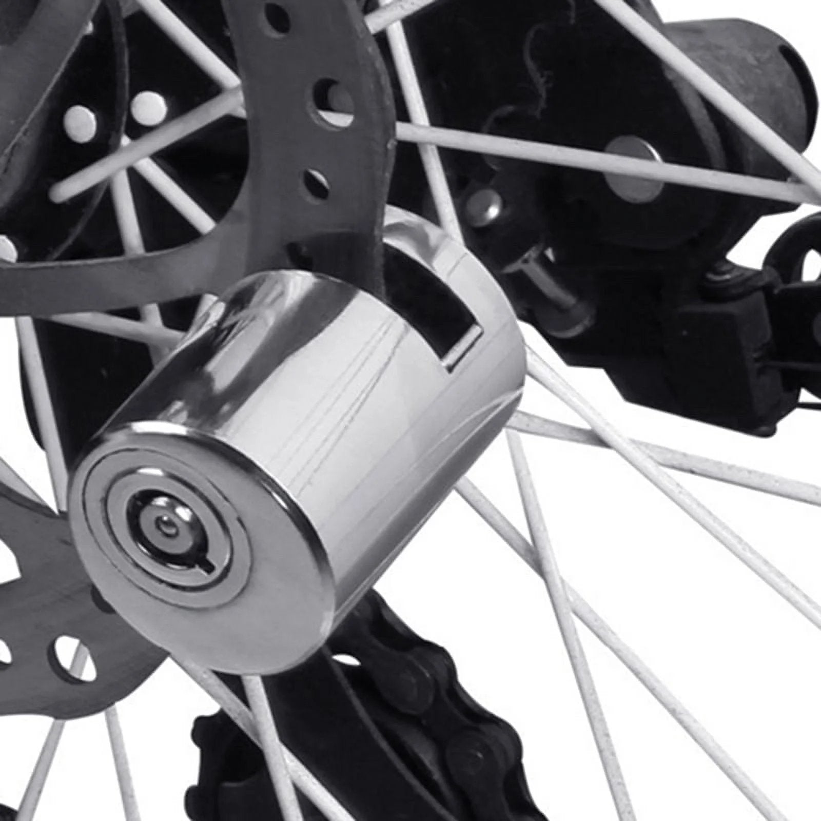 Motorcycle and Bicycle Anti-Theft Disc Brake Lock