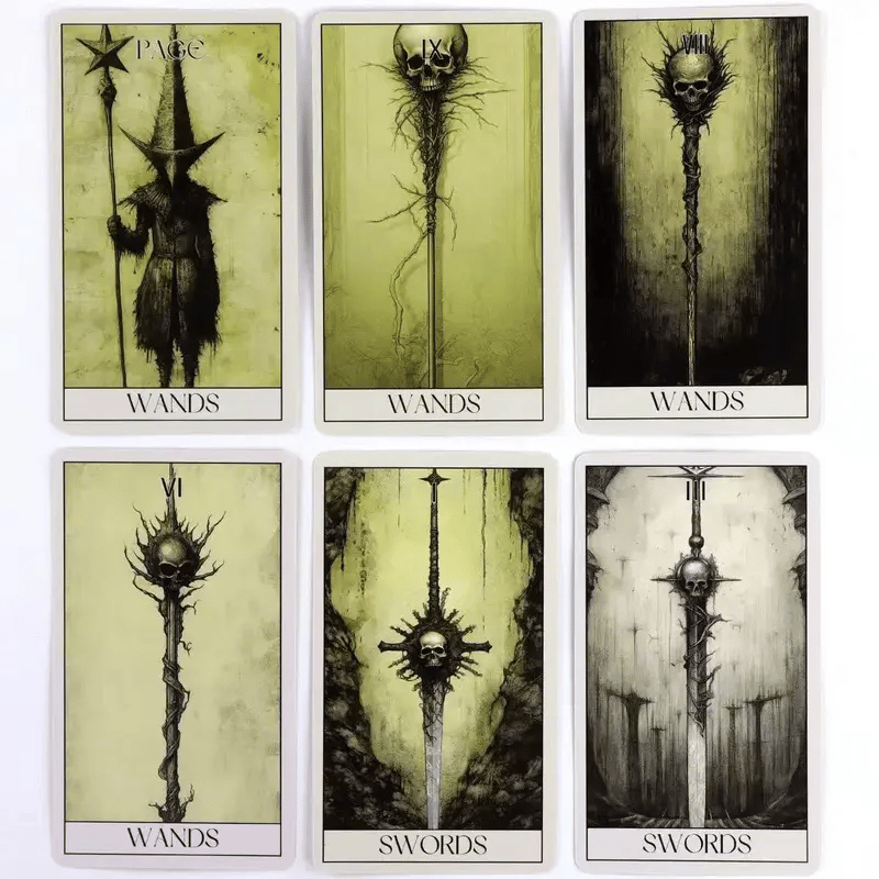 Horror Tarot Card Deck: Spooky, Stylish 78-Card Set
