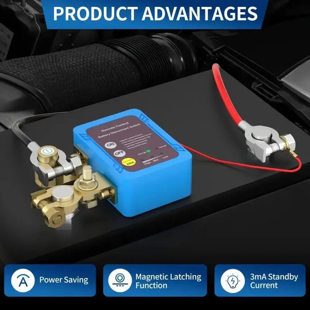 Remote control of car devices for anti-theft safety