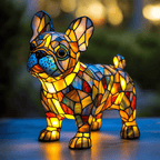 3D Table Lamp Cute Dog Home Room Decor