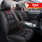 & Premium Leather Front Seat Covers – Universal Fit for Sedans, SUVs & Trucks