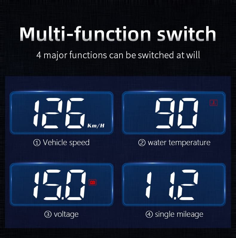 BUY 2 GET Car HUD Speedometer Display Windshield Projector