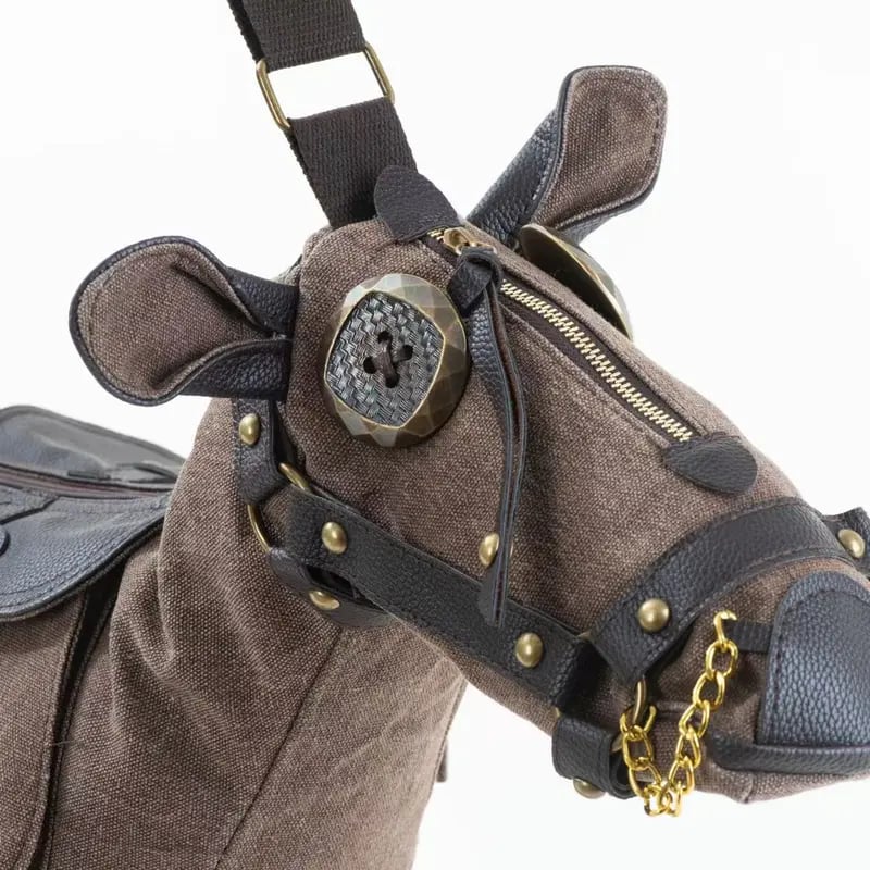 Unique Horse-Shaped Shoulder Bag