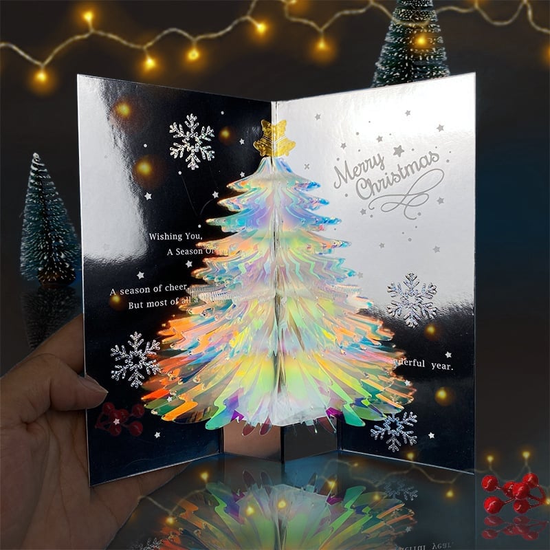 Christmas Gift - Christmas Tree 3D Pop-Up Card