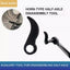 Get Crescent-Shaped Half Shaft Wrench