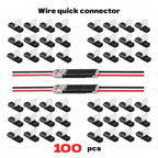 Final Day – Ends Tonight! Double-Wire Connector with LOCKING Buckle ! Secure lock, no slips. The reliable choice for safe, solid connections