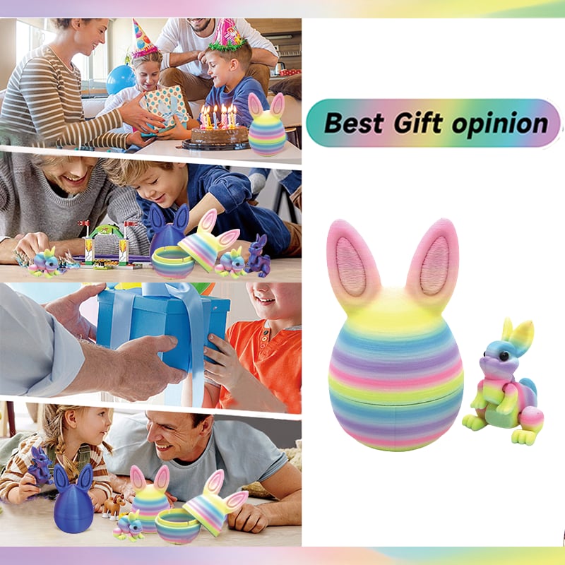 Easter 3D Printing Mystery Rabbit Egg Fidget Toy