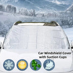 Car Windshield Cover with Suction Cups