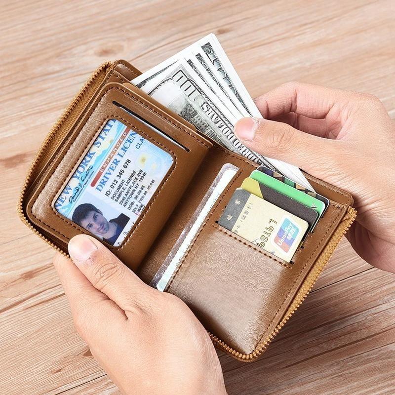 Men Wallet Zipper Purse