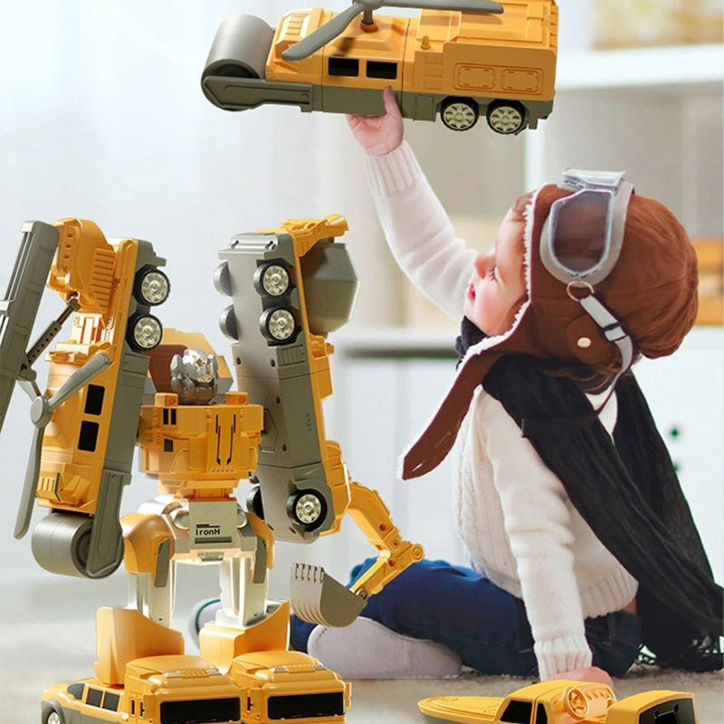 New Year's Special Offer: Magnetic Transform Engineering Car Assembled Toys