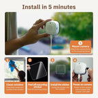 Crystal-clear 2K security camera Color Night Vision 24/7 Recording & Smart Alerts Easy Install